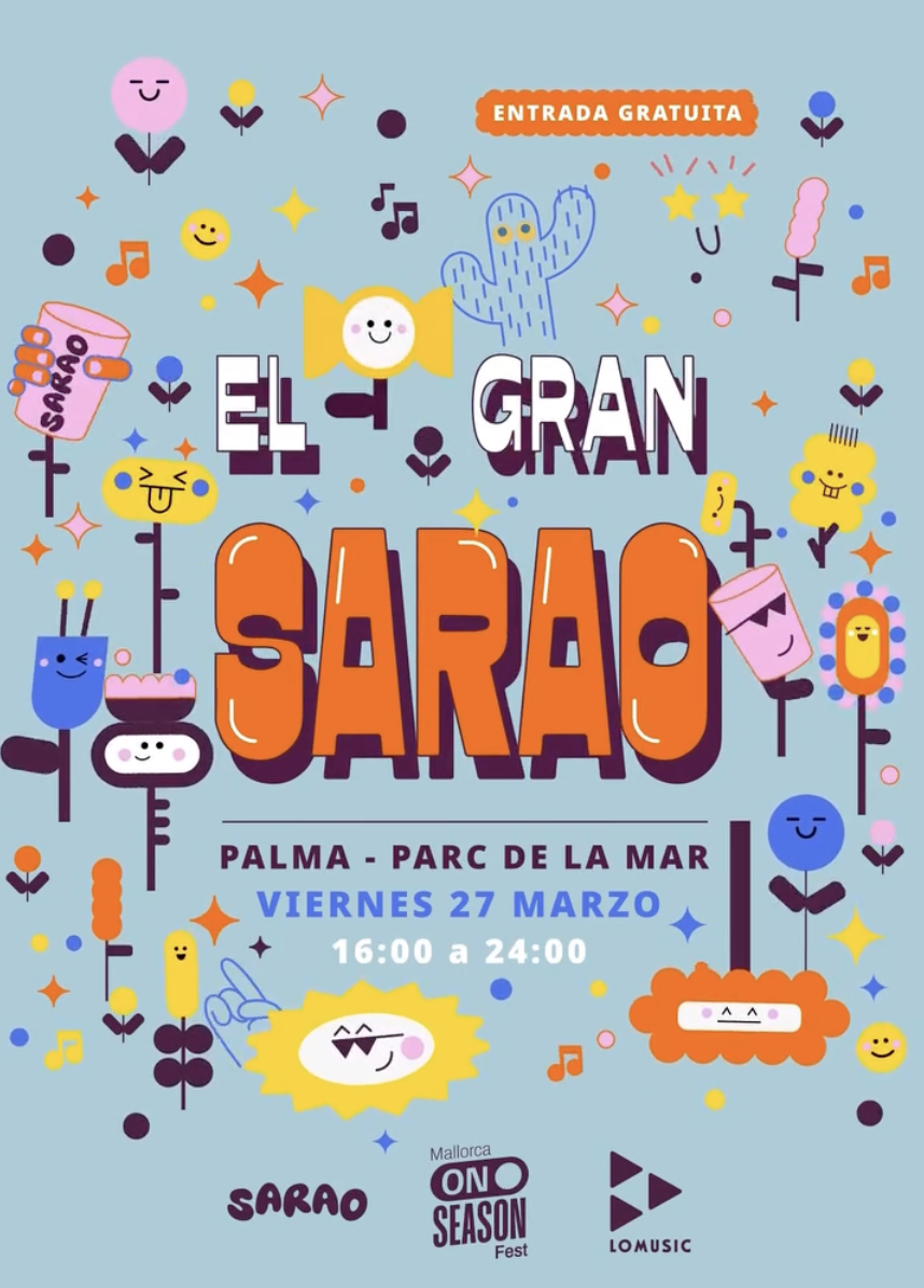 The Great Sarao – Party im Parc de la Mar (Mallorca On Season Fest)