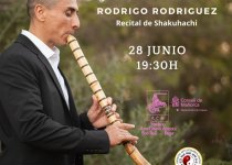 Concierto de flauta japonesa a cargo de Rodrigo Rodríguez