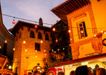 Grand Christmas Market at Pueblo Español: Magic, Crafts, and Artificial Snow